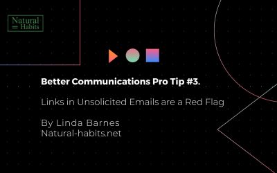 Pro tip #3 Links in Unsolicited Emails – a Red Flag